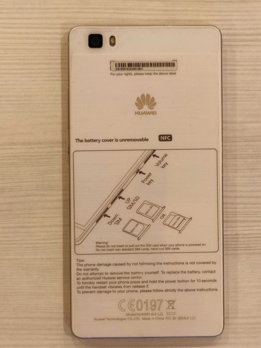 Huawei P8 Lite biały