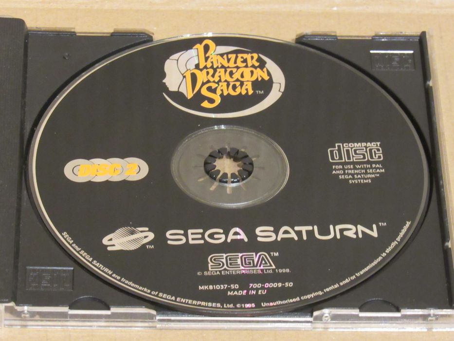 Jogo Sega Saturn Panzer Dragoon Saga só disco 2