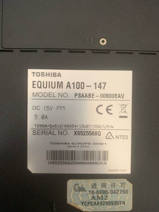 Ноутбук Toshiba Equium A100-147