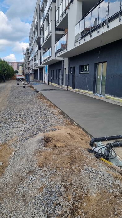 Wylewki maszynowe, posadzki, docieplenia stropów, Styrobeton