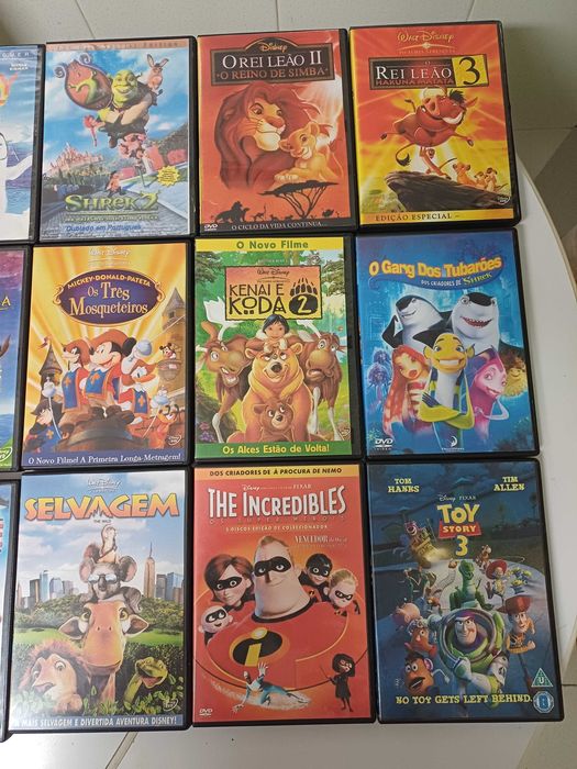 Filmes de Banda Desenhada DVD`s 33 unidades
