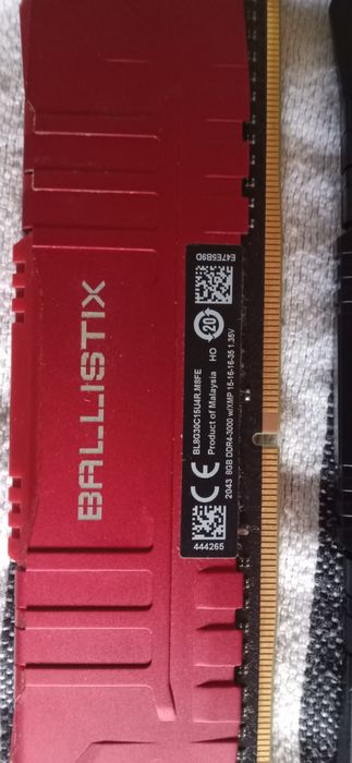 Memória ddr4 16gb 3000mhz Ballitix