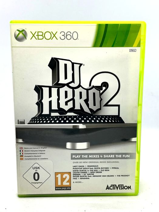 DJ Hero 2 Xbox 360 Po Angielsku