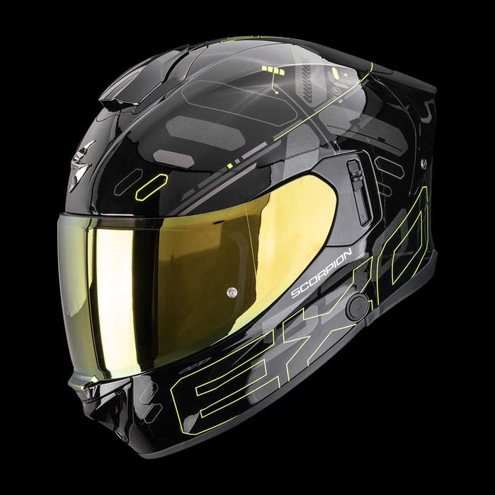 Nowość Kask motocyklowy Scorpion Exo-530 S, M, L Blenda Pinlock