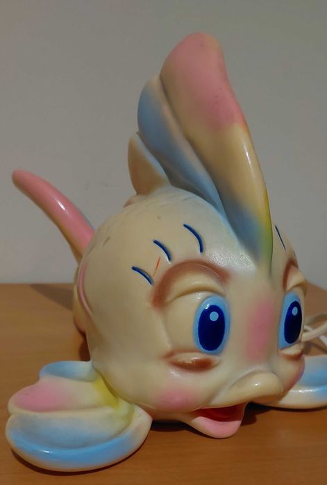 Raro candeeiro de criança muito antigo. Peixe Cleo