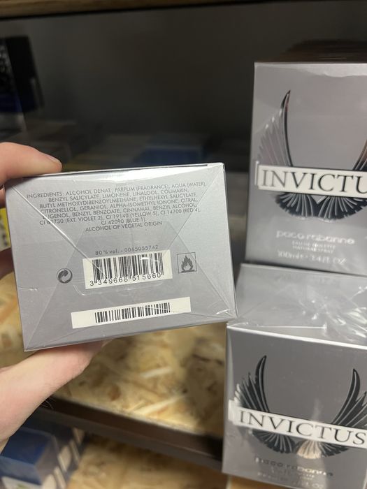 Духи чоловічі Paco Rabanne Invictus.  Пако Рабане Инвиктус 100 мл