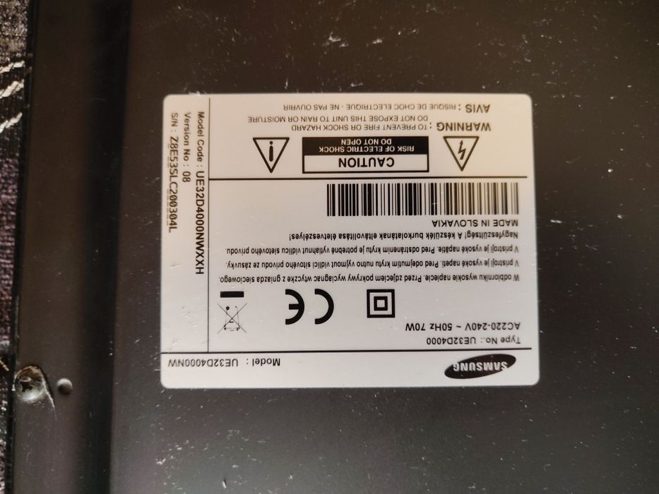 Sprzedam telewizor Samsung 32cale z uchwytem dekoder