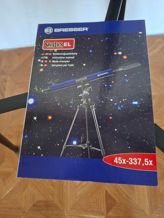 Телескоп Bresser Skylux EL 45x-337x із штативом та аксесуарами Новий