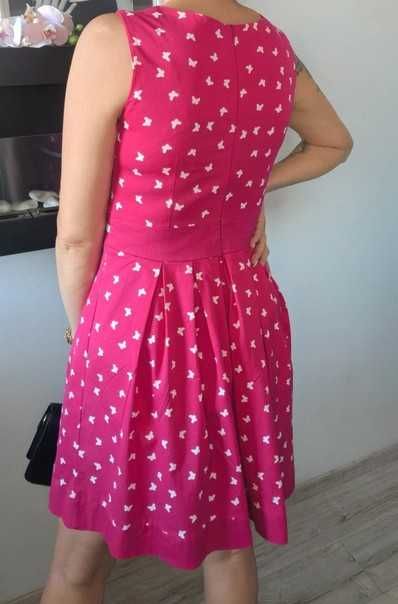 Caroline Morgan, Różowa rozkloszowana, Coquette style, Komunia, 36, S