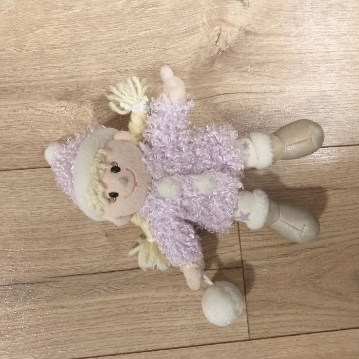 Lalka śnieżynka przytulanka