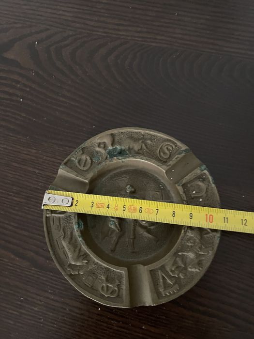 Cinzeiro de Bronze Antigo