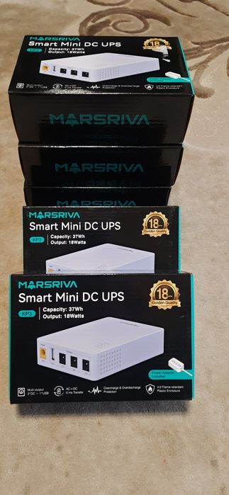 ДБЖ для роутера та терміналу ONU MARSRIVA KP3 UPS 18W
