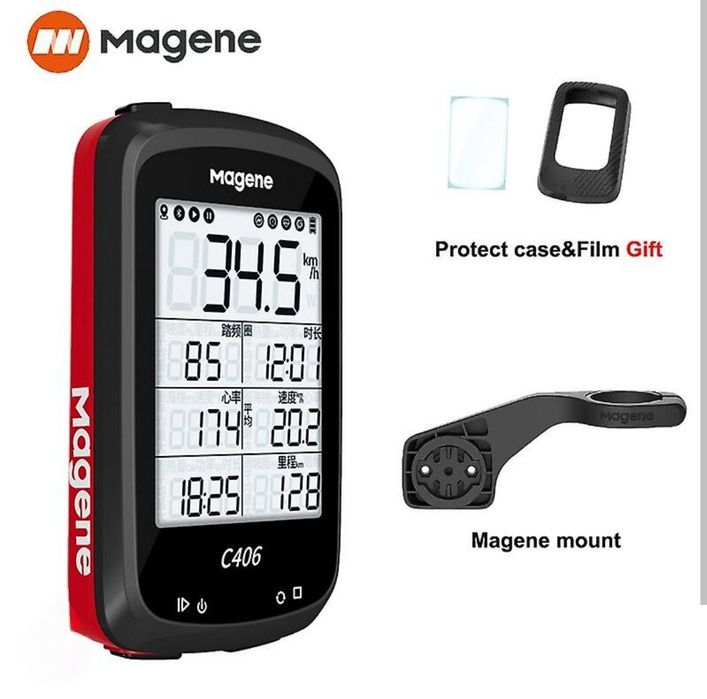 Computador de bicicleta Magene C406