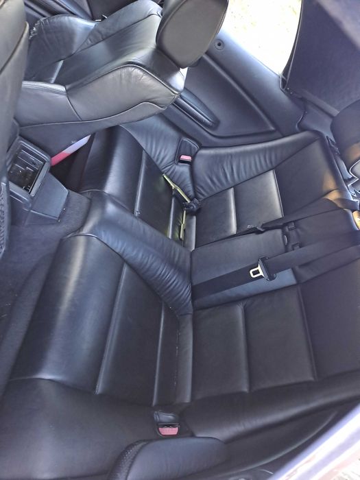 Bmw e46 cabrio tylna kanapa oparcie  m pakiet czarna skóra