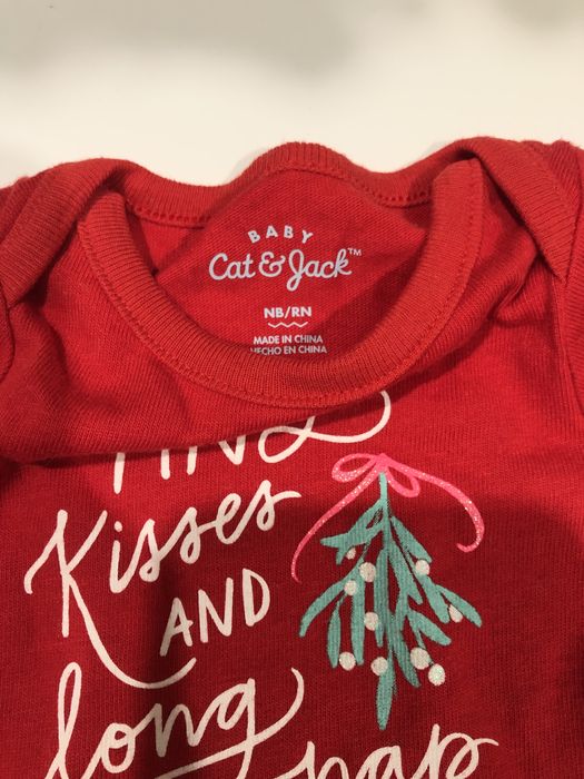 Новорічний бодік зі спідничкою на дівчинку новонадюроджену