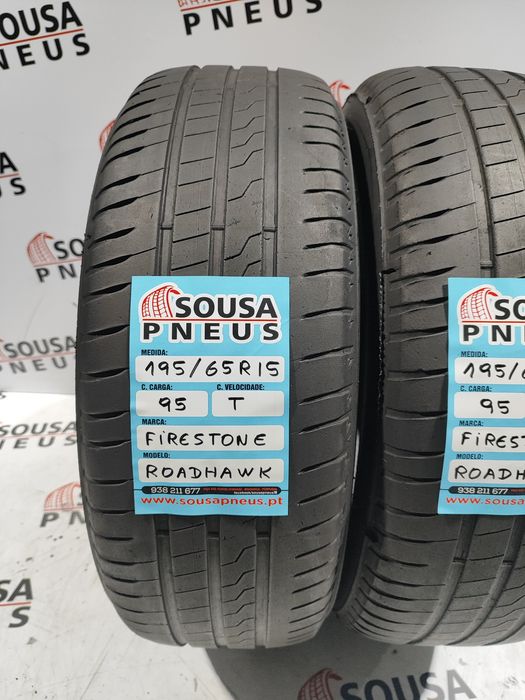 2 pneus semi novos firestone 195-65R15 - Oferta dos Portes