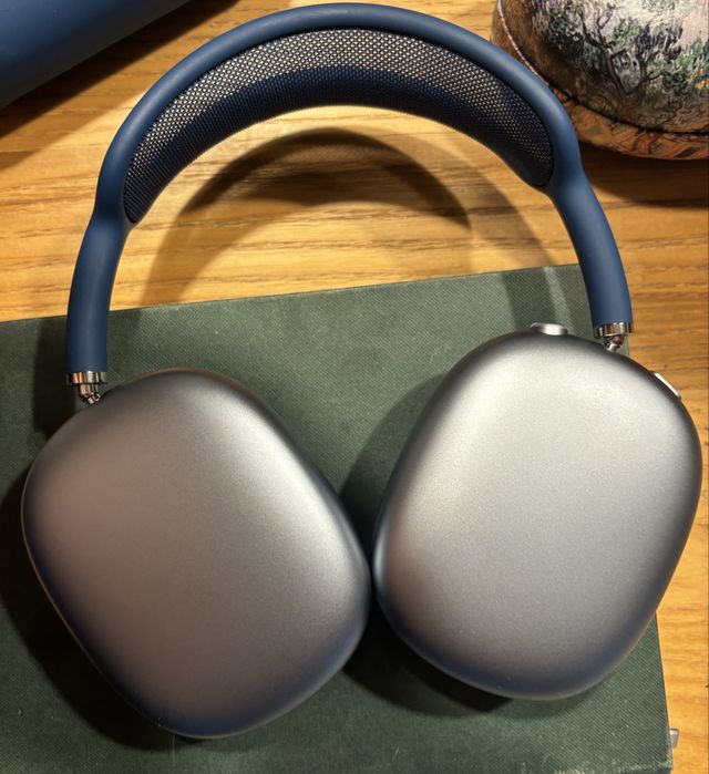 Air Pods Max niebieskie