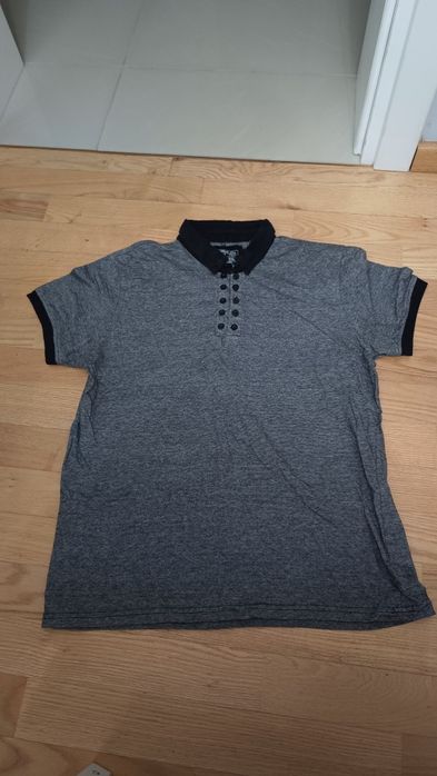 Koszulka z kołnierzykiem t-shirt r. L