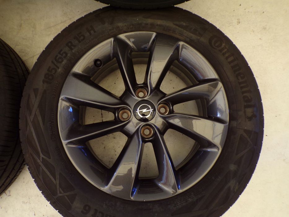 felgi aluminiowe do opel corsa e adam 15 4x100 et39 0p070k2 ładne
