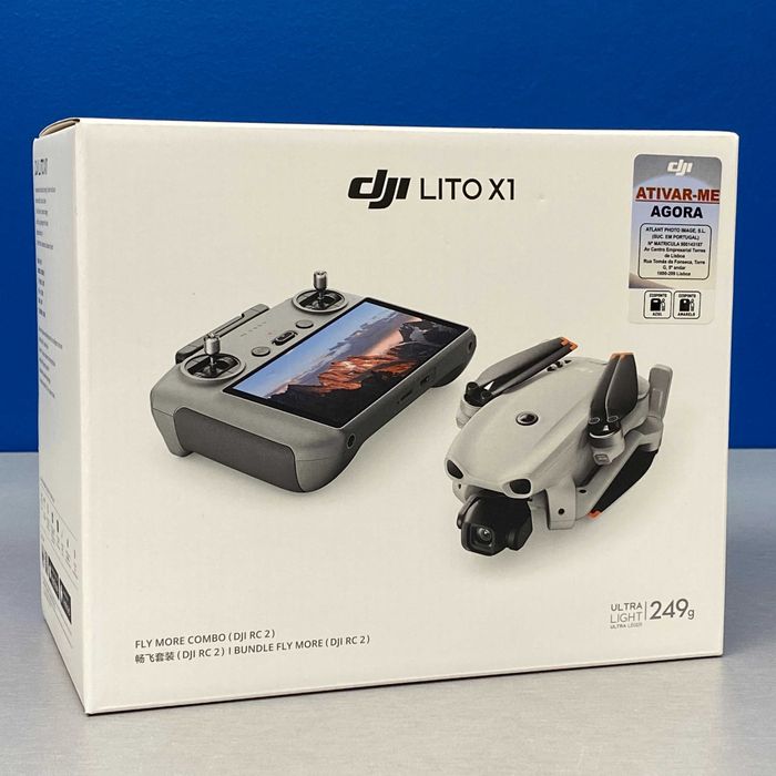 DJI Lito X1 Fly More Combo | DJI RC 2 | 4K 60fps | SELADO | 3 ANOS DE GARANTIA