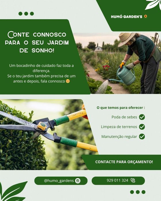 Serviços de jardinagem