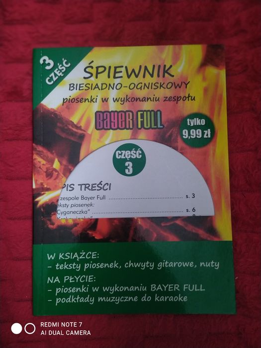 Śpiewnik biesiadno-ogniskowy bez płyty