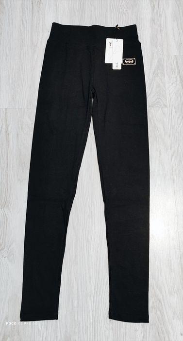 Nowe czarne spodnie legginsy damskie jesień TYK S/M