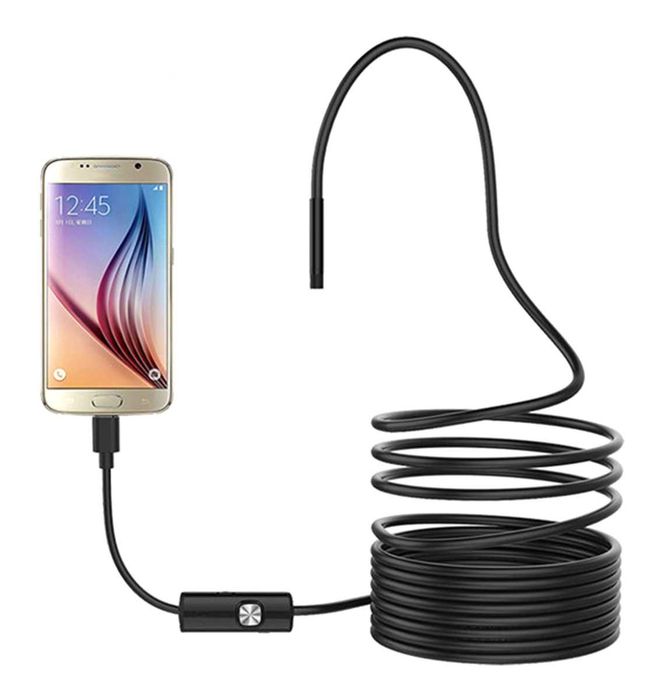 NOWE! Endoskop kamerka kamera inspekcyjna ANDROID OTG LED USB-C 5m PC telefon