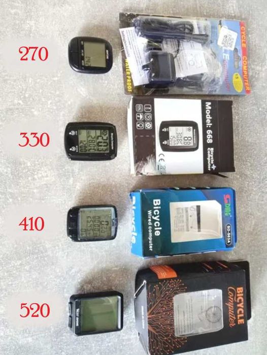 Велокомпьютер на 4 строки, спидометр велосипеда, компьютер на руль