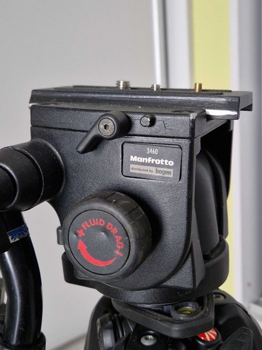 Statyw Manfrotto MT190XPRO3, głowica olejowa Manfrotto 3460, Manfrotto 503