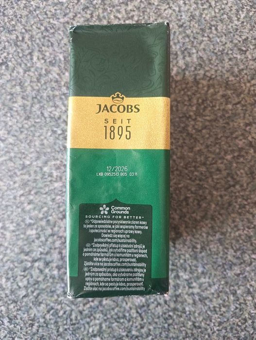 10x Jacobs kronung mielona 500g długa data