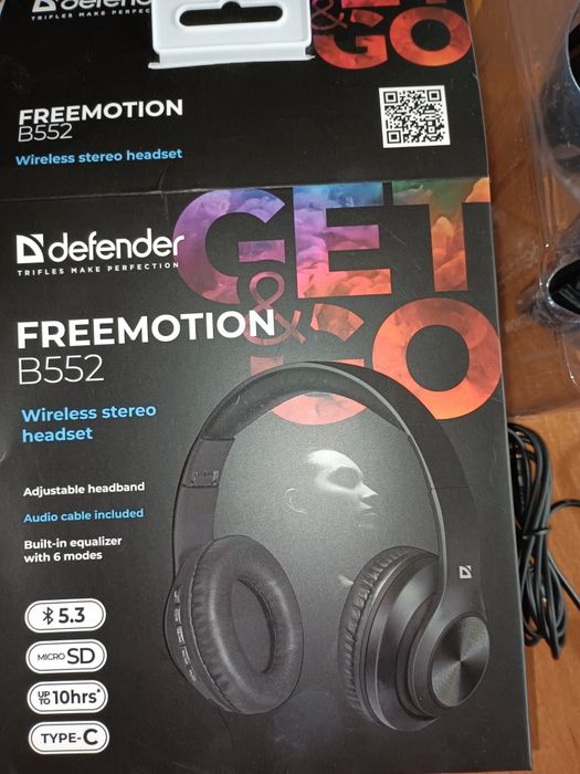 Bezprzewodowy zestaw słuchawkowy B552
