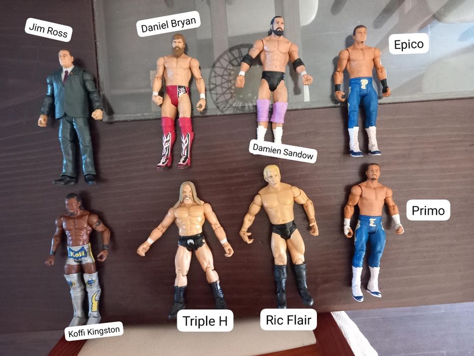 Bonecos WWE figuras coleção toys brinquedos