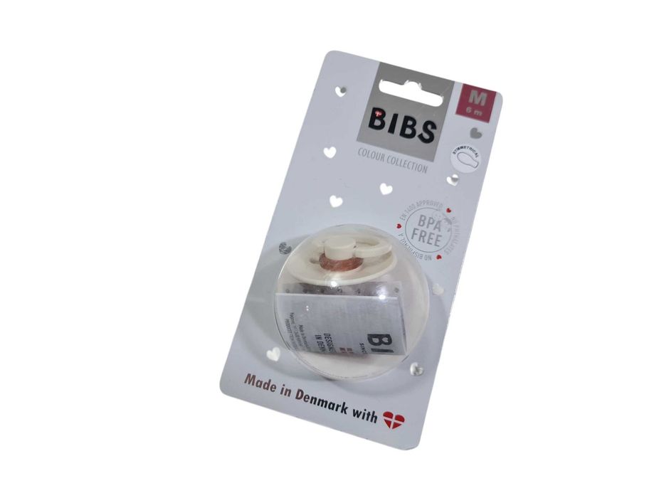 Smoczek BIBS M 6m+ biały