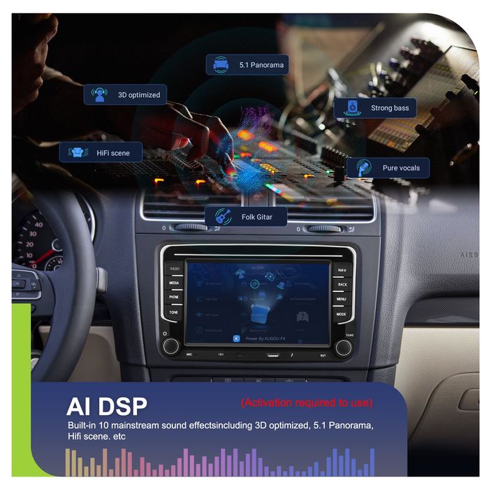 Radio Nawigacja Android 13 2/64Gb VW,Golf,Passat,Seat,Polo
