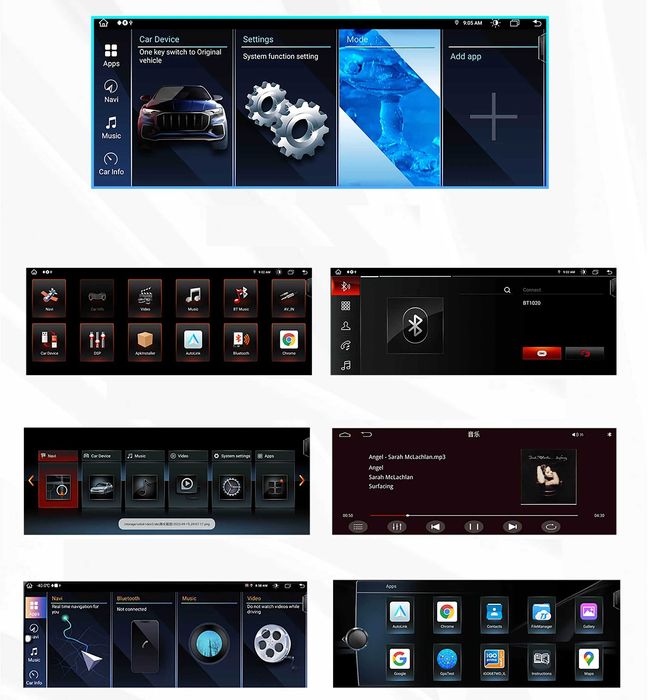 BMW X3 E83 Radio CarPlay Android GPS Nawigacja WiFi 4G MP3 USB 10,25