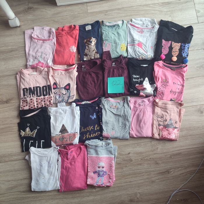 Koszulki długi rękaw r 122