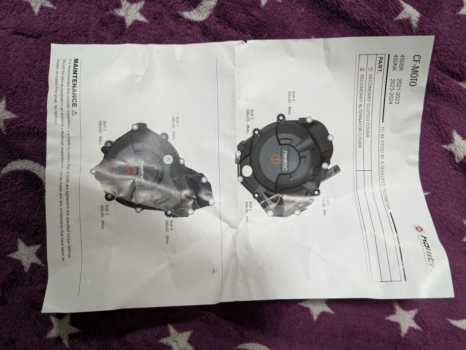 Захист двигуна CFMOTO 450SR 450NK
