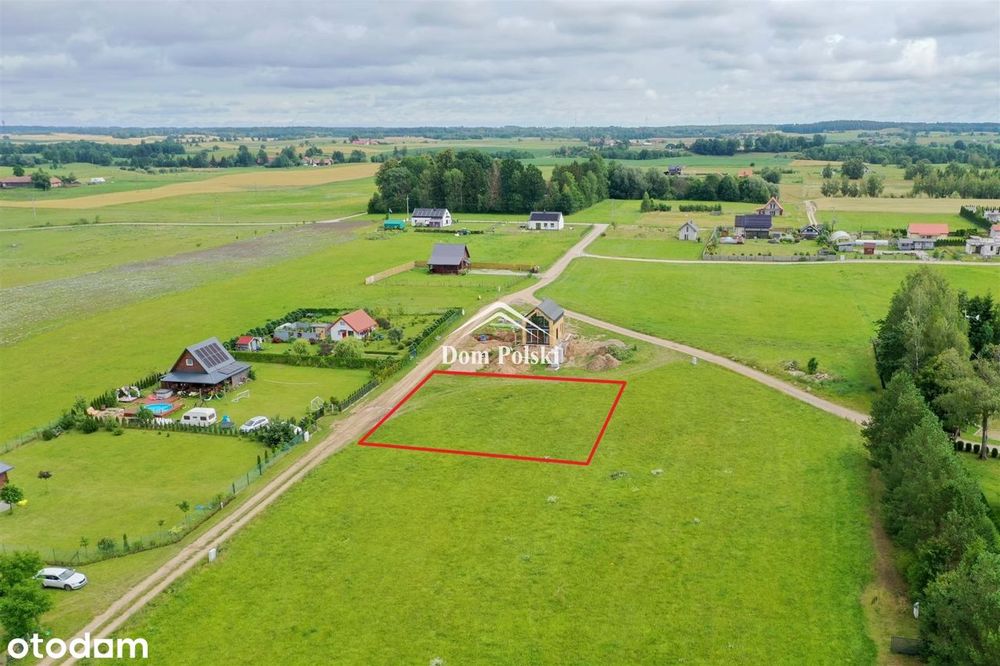 Działka 1172 m², Mpzp - 170m od Jeziora Dudeckiego - Widok 2