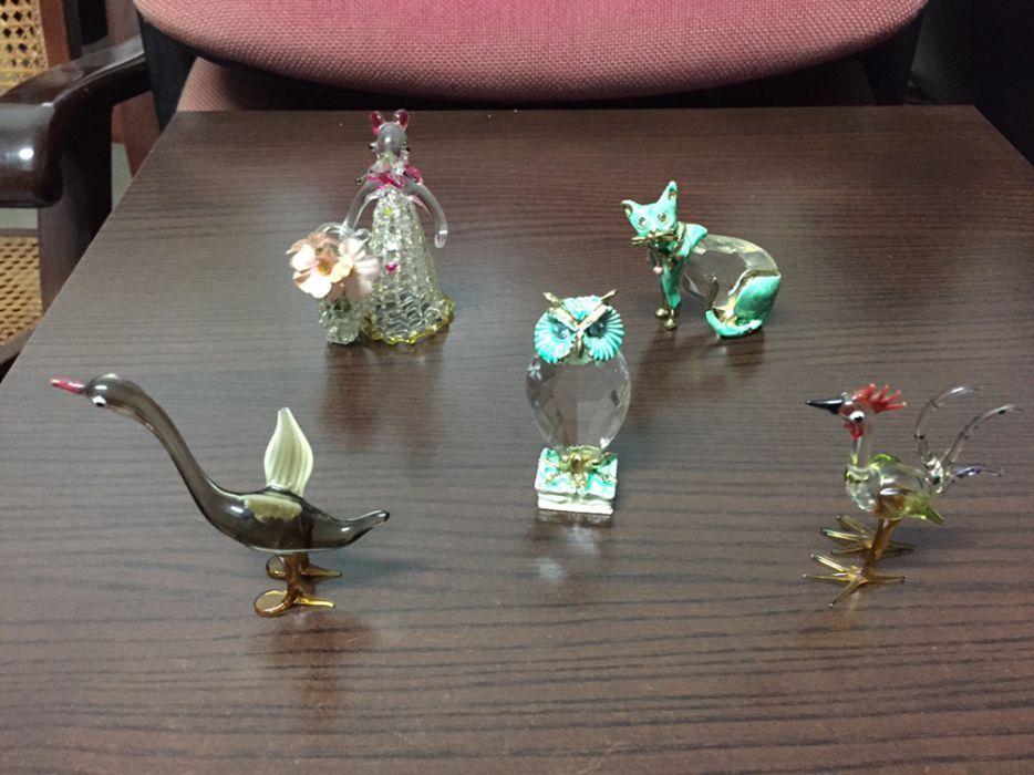 vendo coleção de peças em vidro