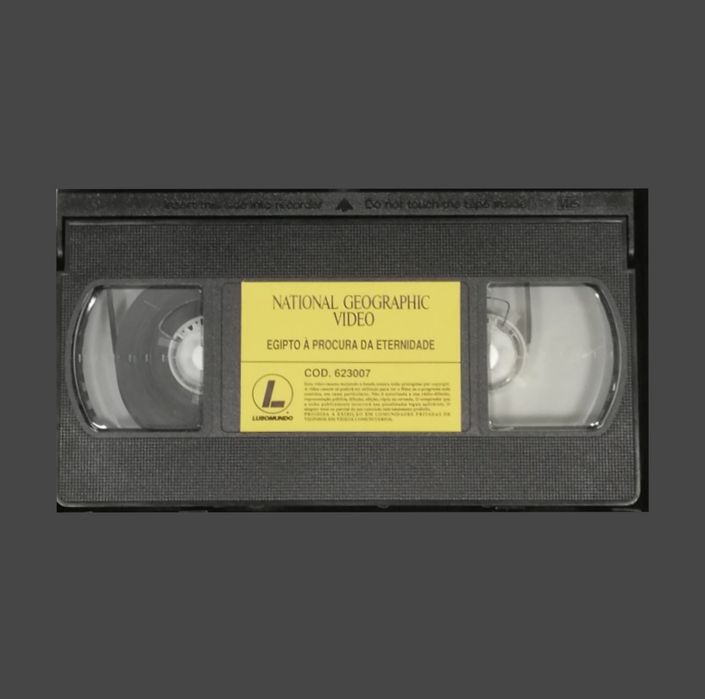 Filme "National Geographic - Egipto: Em busca da eternidade", VHS,1983