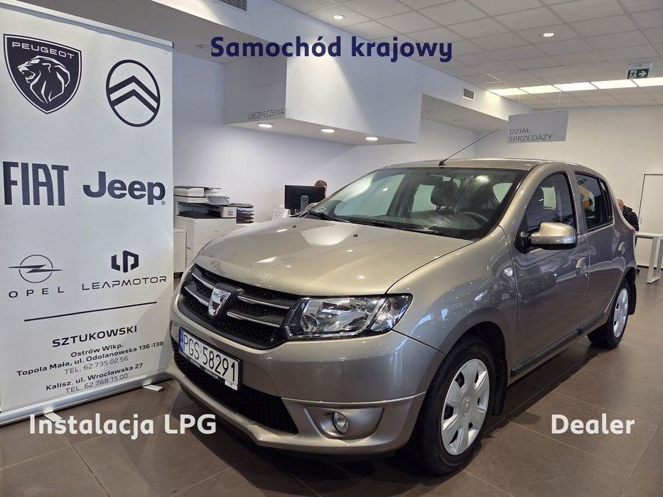 Dacia Sandero 1.2 16V 74 KM Ambiance LPG SalonPL Dealer