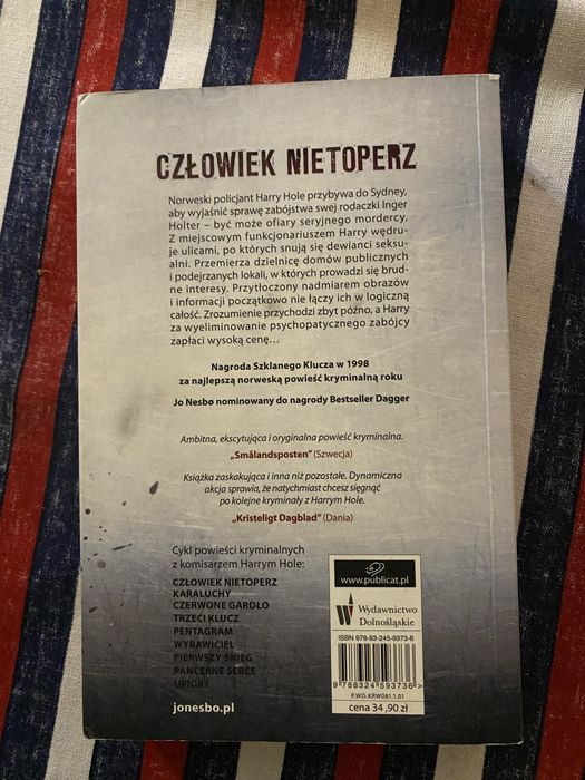 Jo Nesbo Człowiek nietoperz