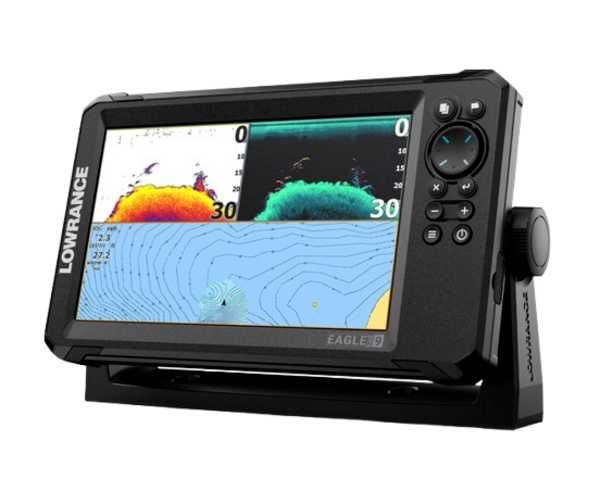 Echosonda Lowrance Eagle Eye 9″ z sonarem / przetwornikiem live.