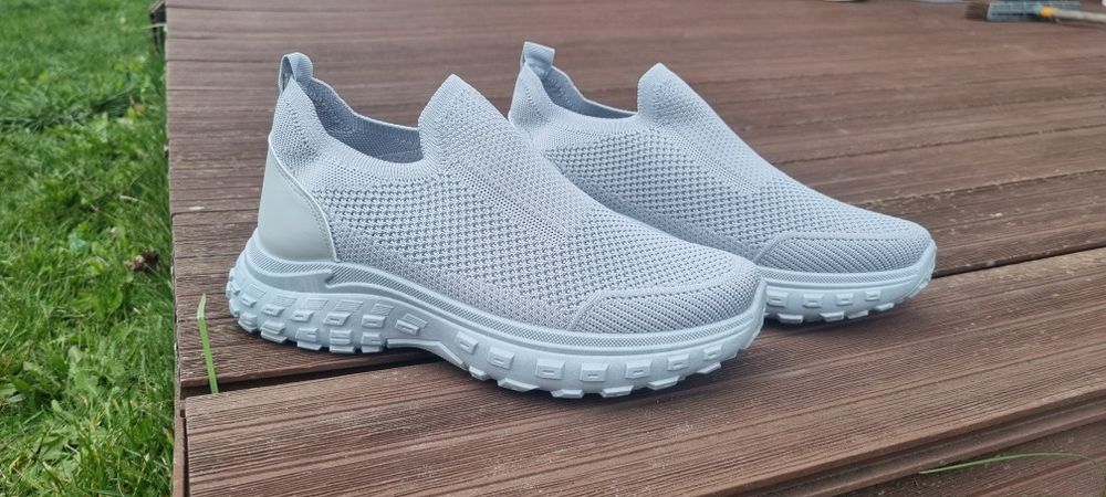 Buty męskie letnie wsuwane przewiewne