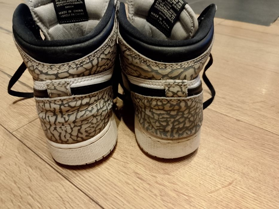 Buty Nike Air Jordan 1 Brand Retro High Og White Cement