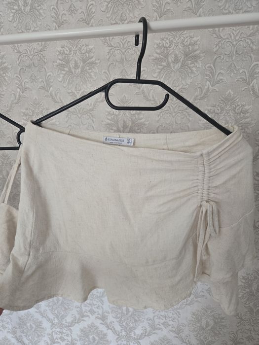 Komplet Bershka beżowy