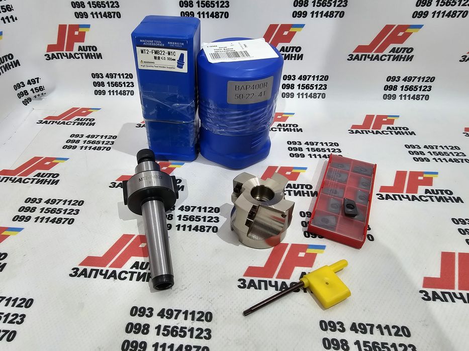 Фреза торцевая BAP 400R 50-22 с пластинами 10шт + хвостовик MTB2-FMB22