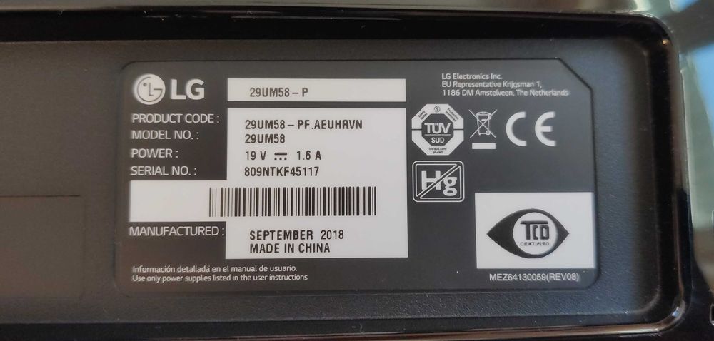 Monitor 29" UltraPanoramiczny LG 29UM58