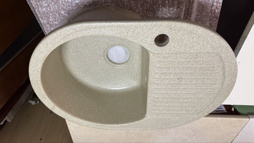 Мойка 58*48 см нержавейка 0.8 мойка Гранитная Platinum Распродажа!!!